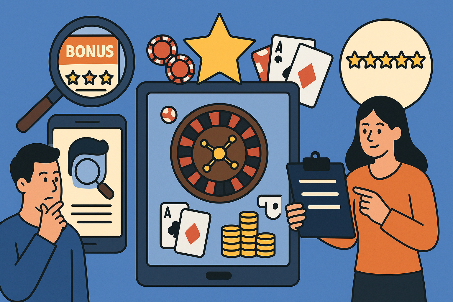 Wie man gut bewertete neue Casinos findet